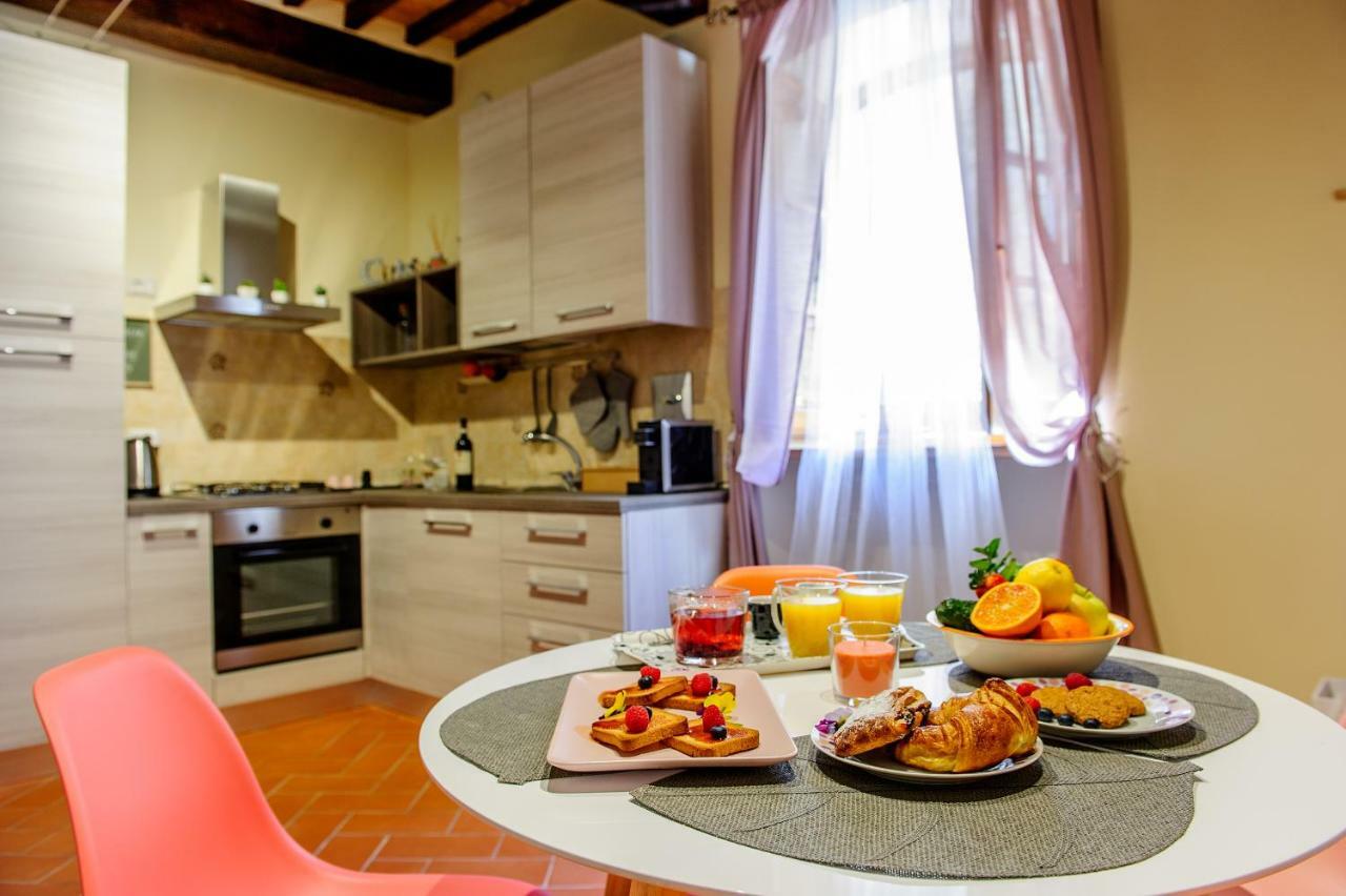 Residenza D'Epoca La Rosa Apartment Pienza Bagian luar foto